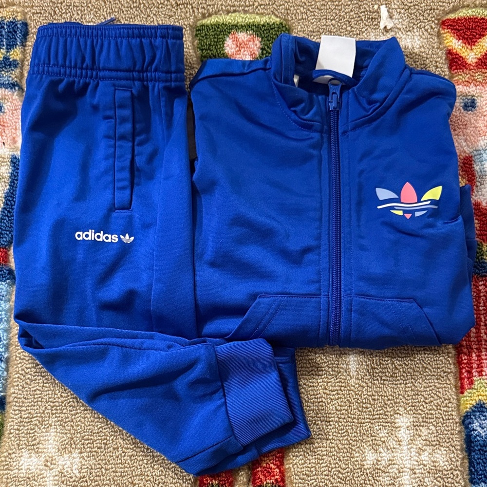 Adidas Kids Royal Blue Joggers